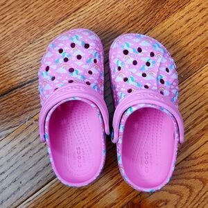 Pink Unicorn Crocs